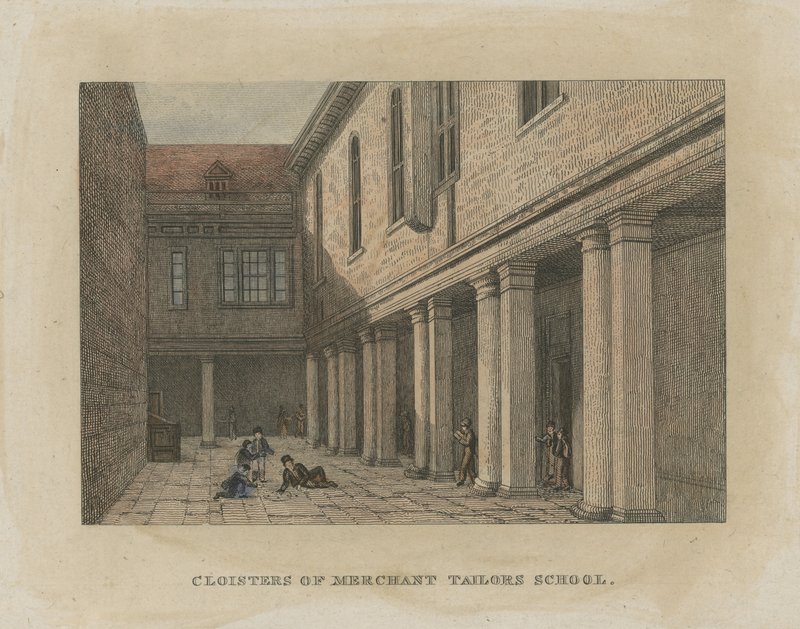 Tüccar Taylor Okulu by John Chessell Buckler