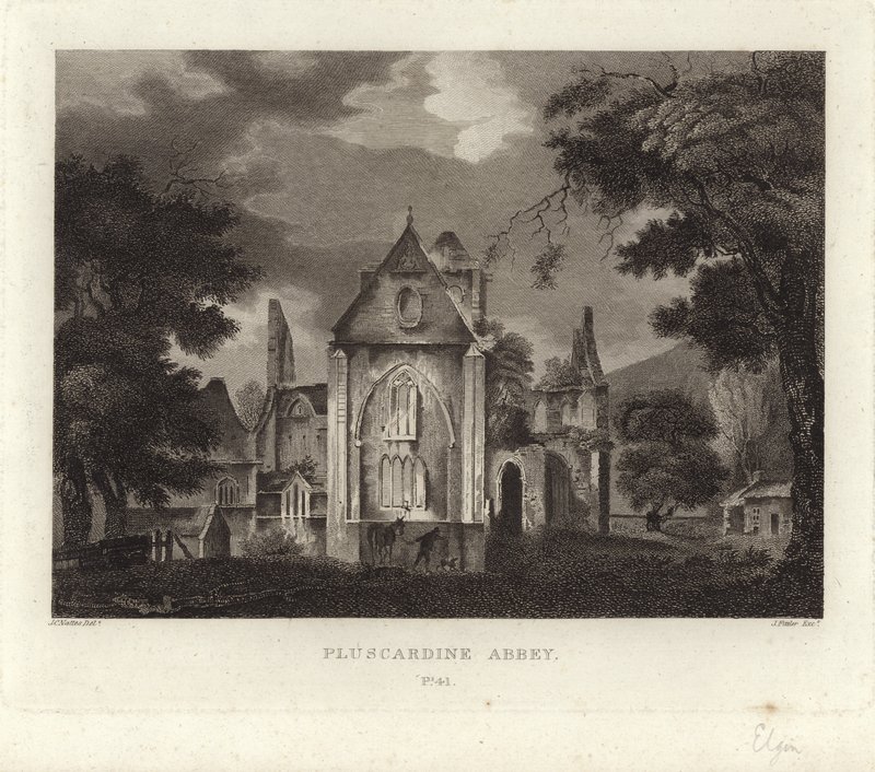 Pluscarden Manastırı by John Claude Nattes