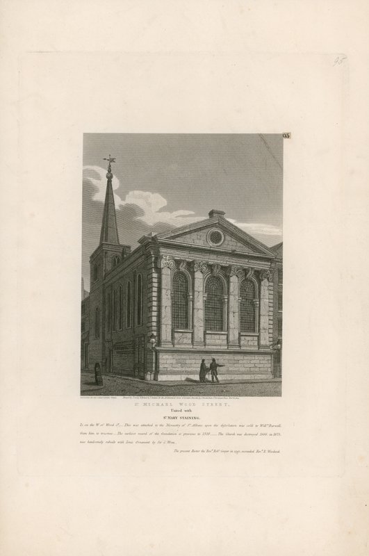St Michael, Wood Street, Londra by John Coney