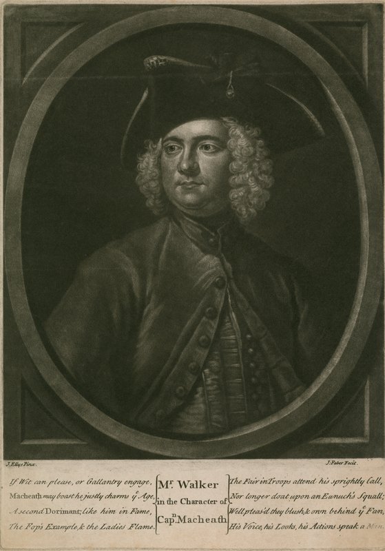 Kaptan Macheath karakterinde Bay Walker by John Ellys