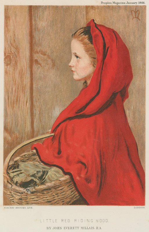 Kırmızı Başlıklı Kız by John Everett Millais
