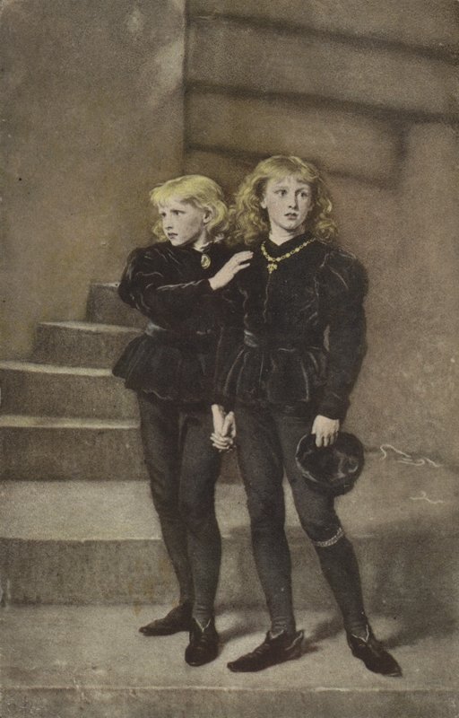 Kuledeki İki Prens Edward ve Richard by John Everett Millais
