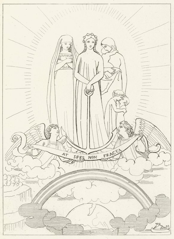 İnanç, Umut ve Sadaka by John Flaxman