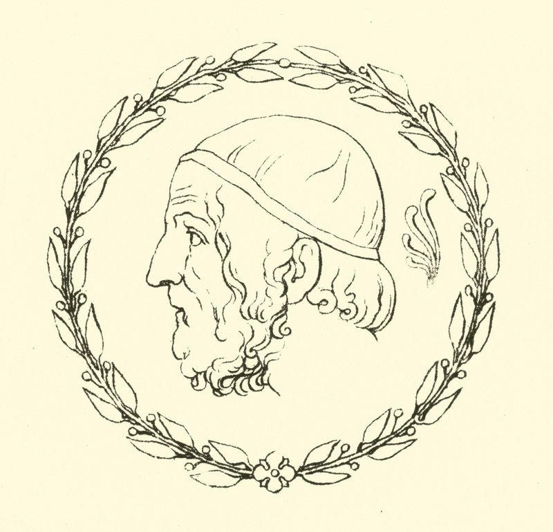 Homeros by John Flaxman