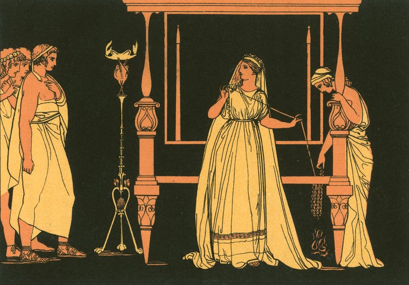 Penelope talipleri şaşırttı by John Flaxman