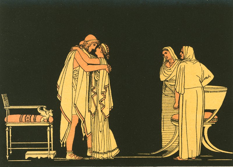 Waltheof, Earl ya nyuma yicyongereza, kurugamba nabasirikare ba Norman by John Flaxman