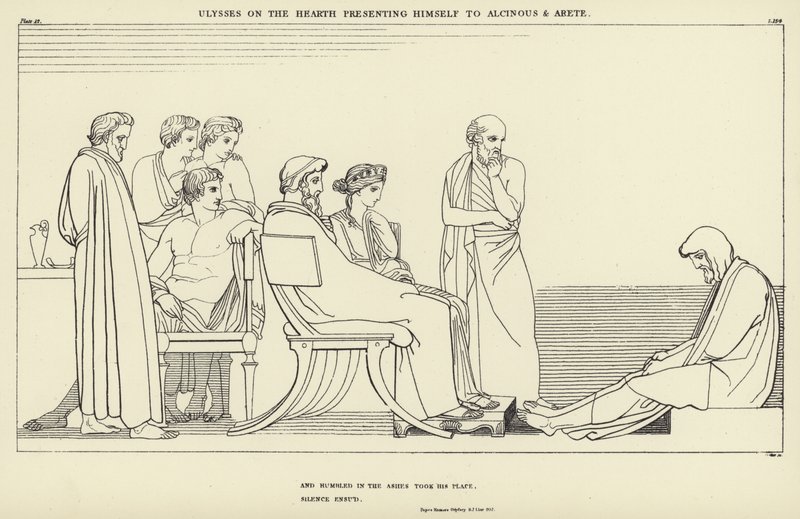 Ocaktaki Ulysses, Alcinous ve Arete