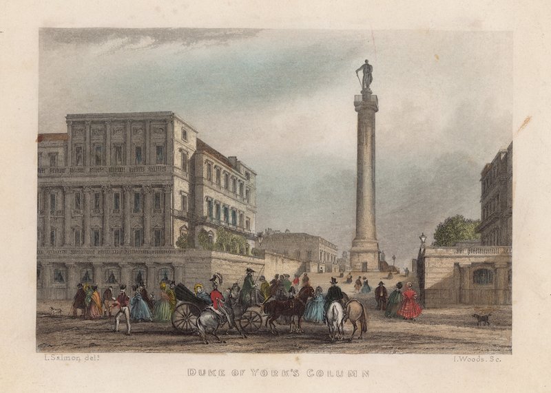 York Sütunu Dükü, Londra by John Francis Salmon
