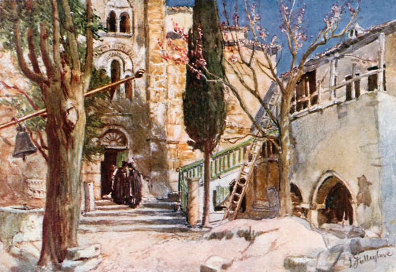 Daphni Manastırı by John Fulleylove