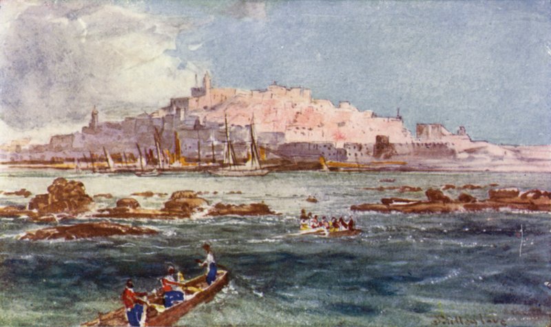 Joppa, Denizden (renkli taş) by John Fulleylove