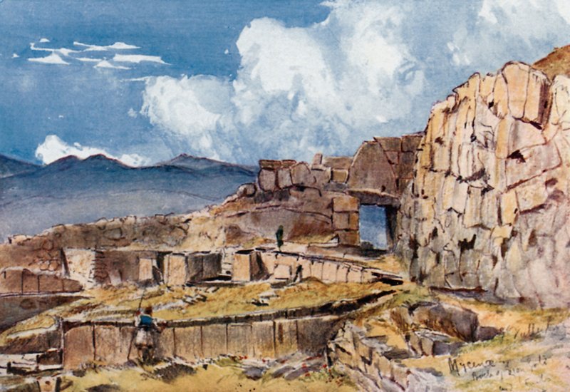 Mycenae, Schliemann
