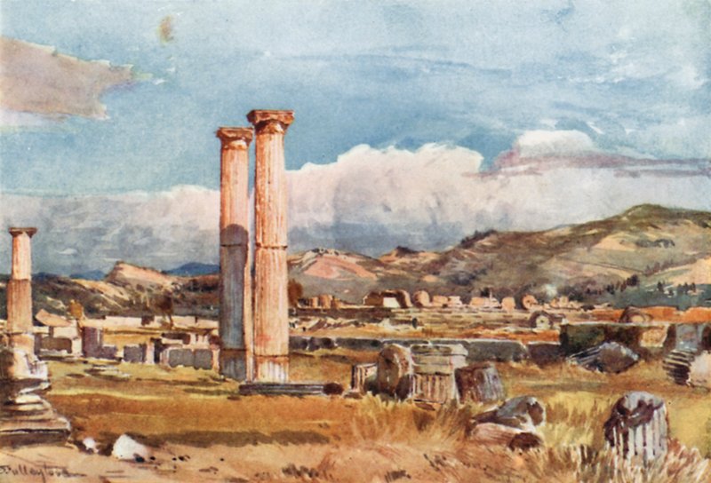 Olympia. Palaestra ve Zeus Tapınağı Kalıntıları by John Fulleylove