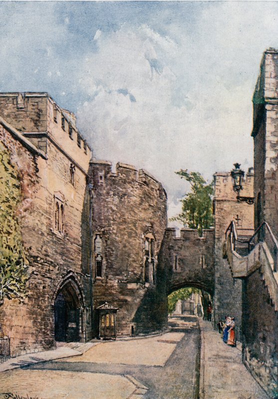 Doğuya bakan Kanlı Kule ve Mücevher Evi (Wakefield Kulesi) by John Fulleylove