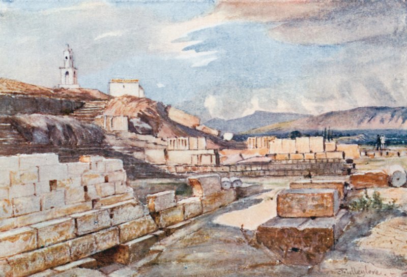 Gizemlerin Büyük Tapınağı, Eleusis by John Fulleylove