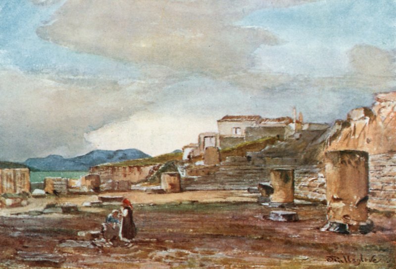 Gizemlerin Büyük Tapınağının Salonu, Eleusis by John Fulleylove