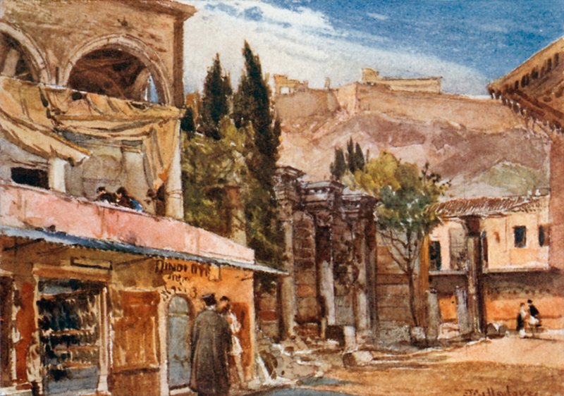 Hadrianus Stoası by John Fulleylove