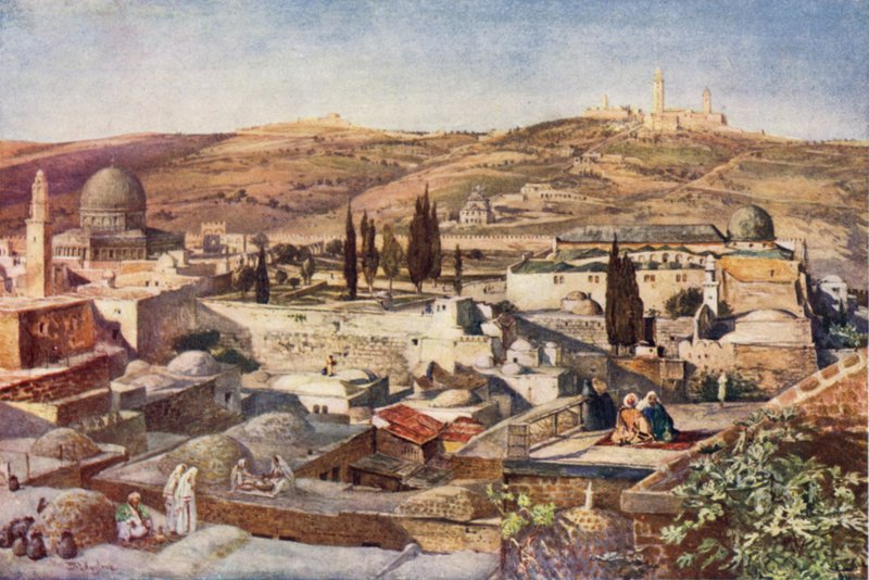 Tapınak Alanı ve Zeytin Dağı, Zion Dağı