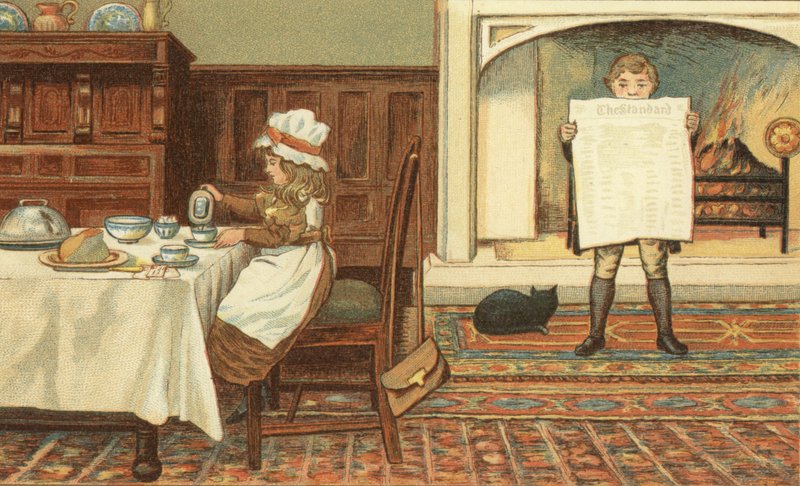 Kahvaltı (renkli taş) by John George (after) Sowerby