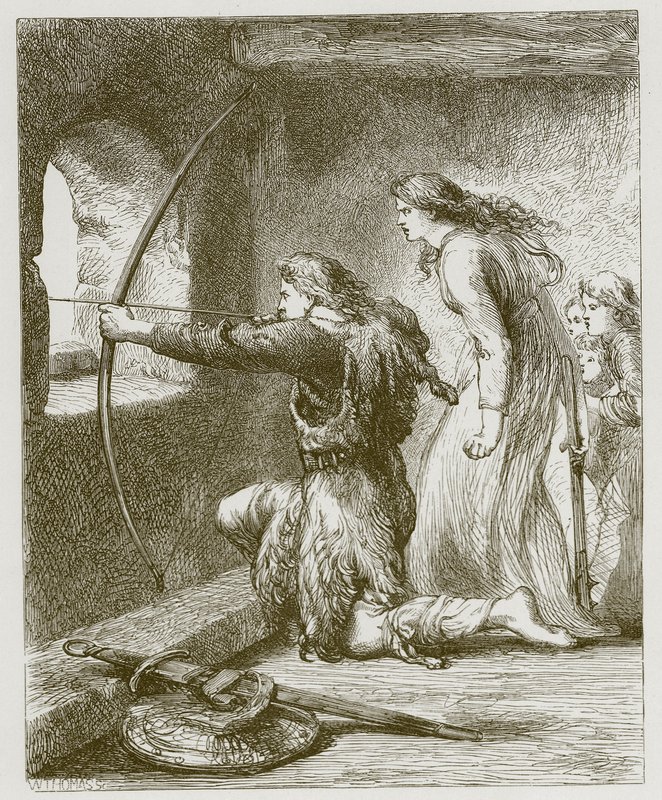 Adam Bell, Clym of the Cloughe  by John Gilbert