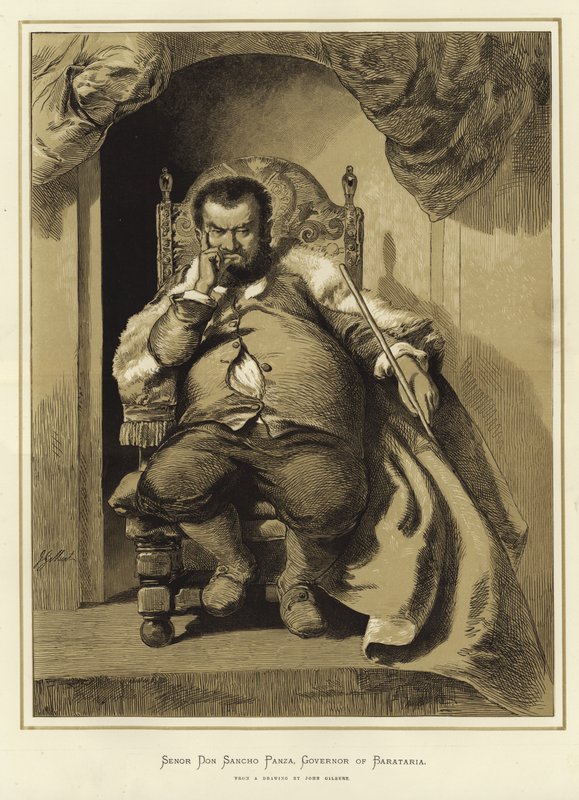 Senyor Don Sancho Panza by John Gilbert