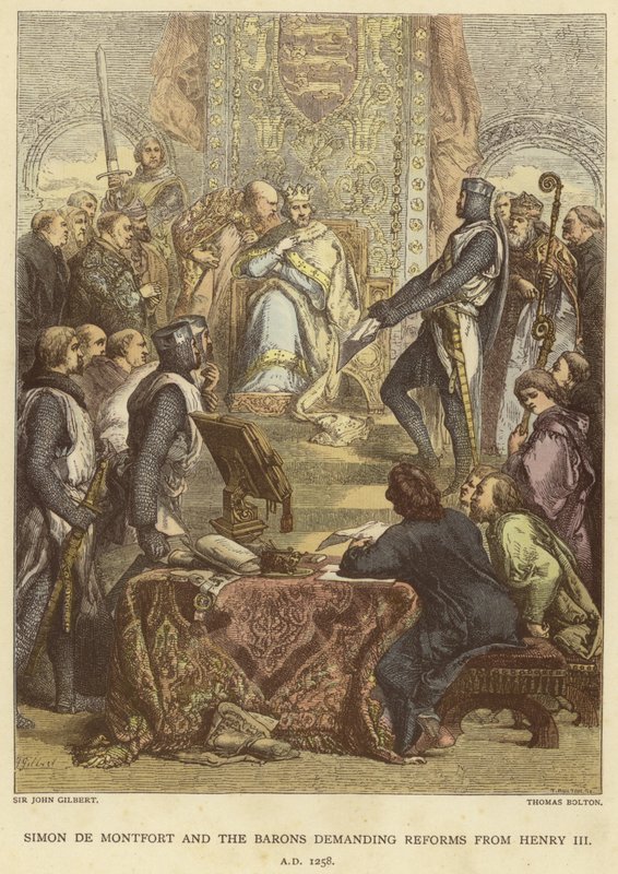 Simon de Montfort ve Baronlar III. Henry
