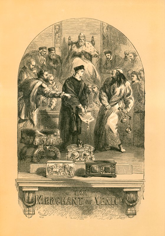 Venedik tüccarı by John Gilbert