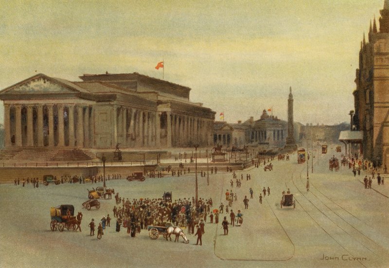 Liverpool: Lime Street (renkli taş) by John Glynn