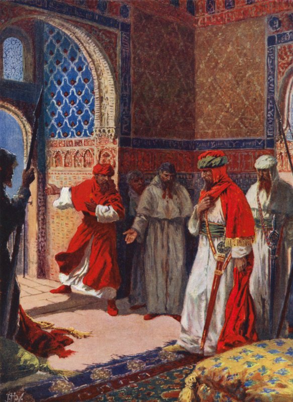 Boabdil#39;in Elhamra#39;daki Son Konseyi by John Harris Valda