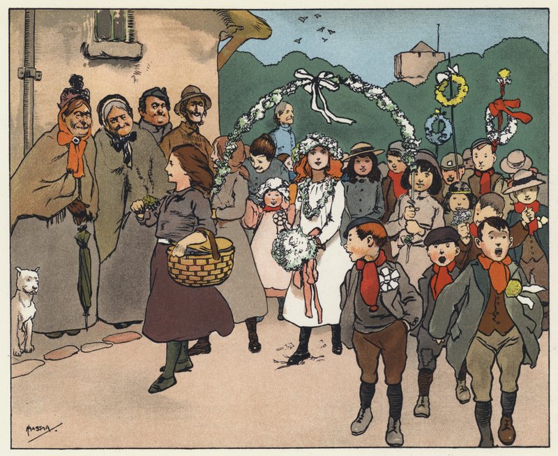 Mayıs Günü (renkli taş) by John Hassall