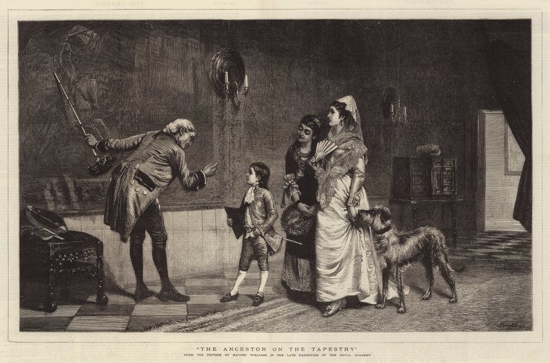 Goblen Üzerindeki Ata by John Haynes Williams