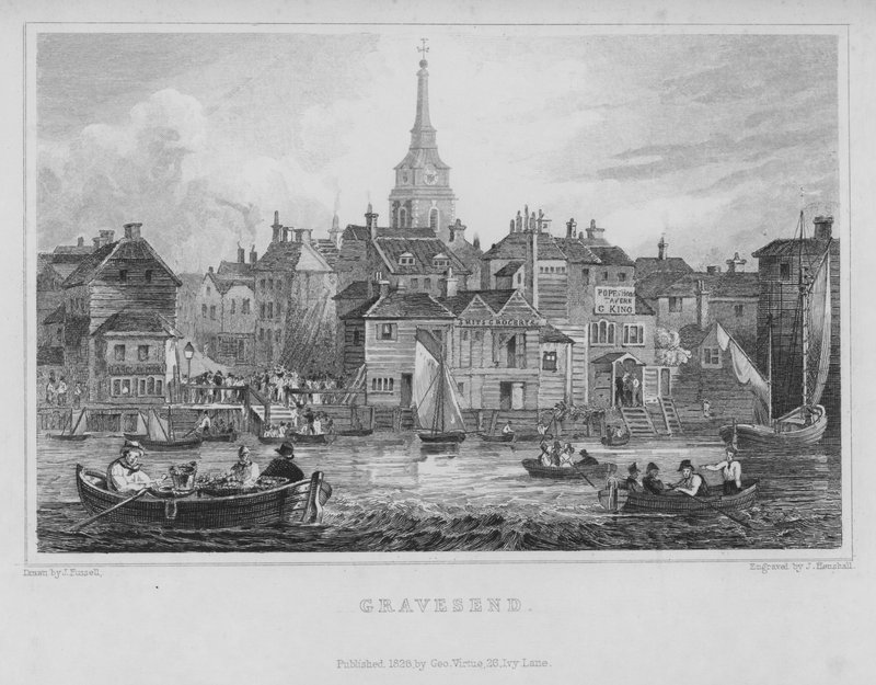 Gravesend, Kent (gravür) by John Henry Henshall