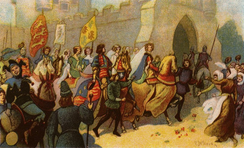 Kral Edward III ve soyluları, Hainaut