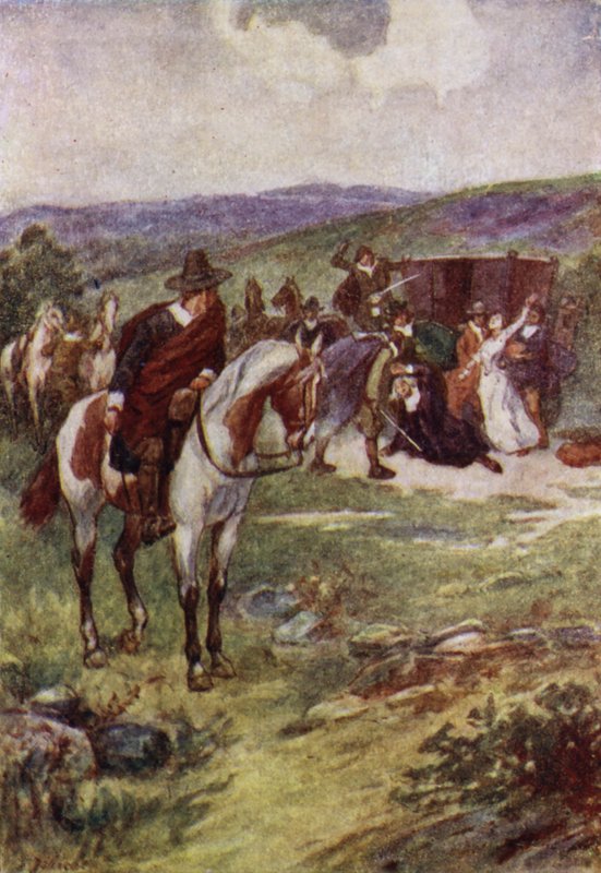 Andrews Başpiskoposu James Sharp'ın militan Sözleşmeler tarafından öldürülmesi, Magus Muir, İskoçya by John Jellicoe