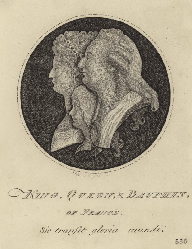 Fransa Kralı, Kraliçesi ve Dauphin by John Kay