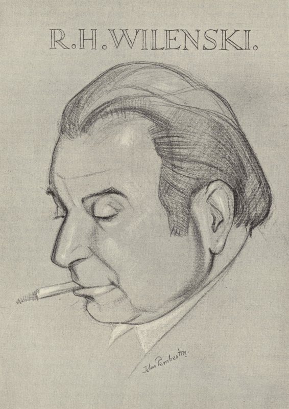 RH Wilenski, İngiliz sanat eleştirmeni ve yazar by John L. Pemberton