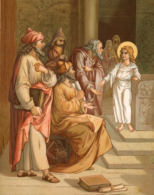 İsa, bir çocukken, Tapınakta by John Lawson