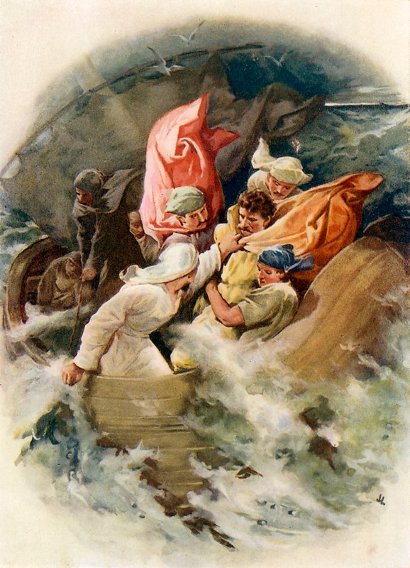 Jonah denize atıldı by John Lawson