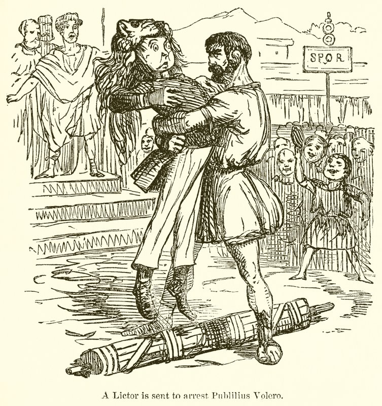 Bir Lictor Tutuklanmaya Gönderildi by John Leech