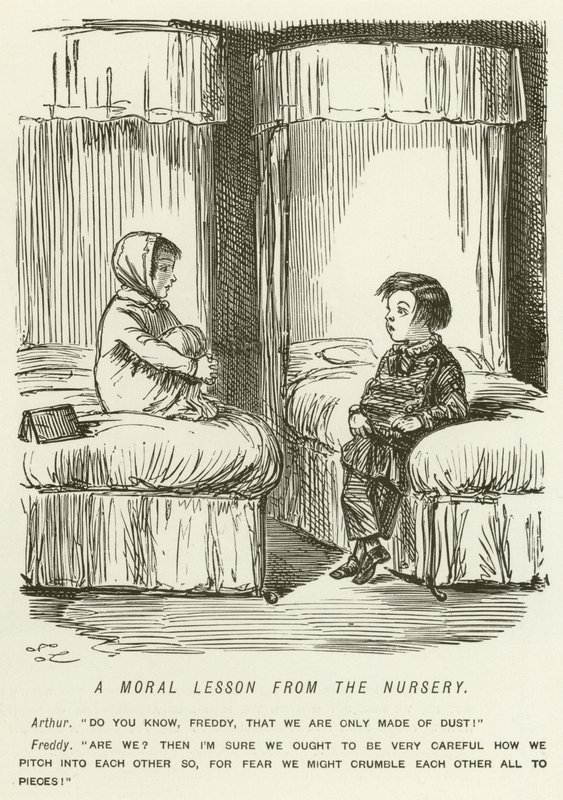 Kreşten Ahlaki Bir Ders by John Leech