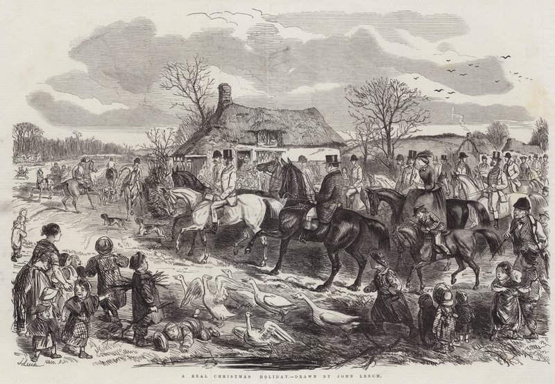 Gerçek Bir Noel Tatili by John Leech