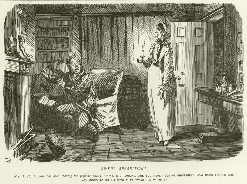Awful Apparition!  by John Leech