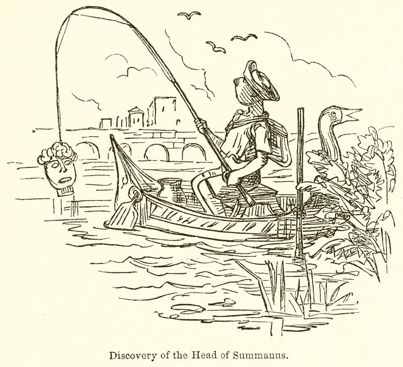 Discovery of the Head of Summanus  by John Leech