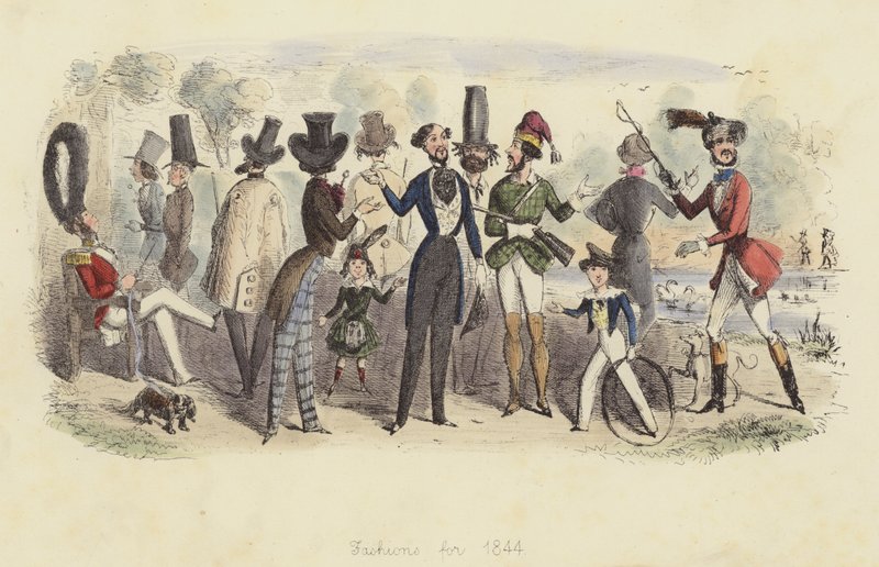1844 için moda by John Leech