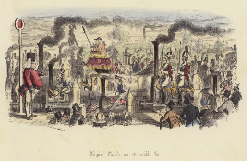Hyde Park olacağı gibi by John Leech