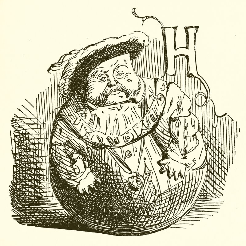 Kral Henry VIII by John Leech