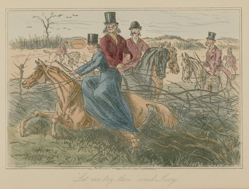 Deneyeyim o zaman dedi Lucy by John Leech