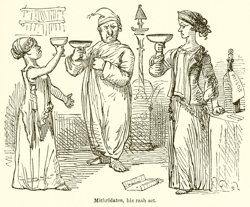 Mithridates, Döküntü Yasası by John Leech