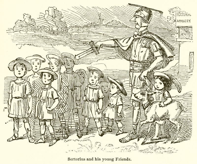 Sertorius ve Genç Arkadaşları by John Leech