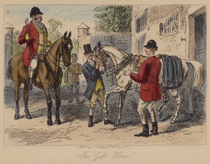 Hediye At! by John Leech