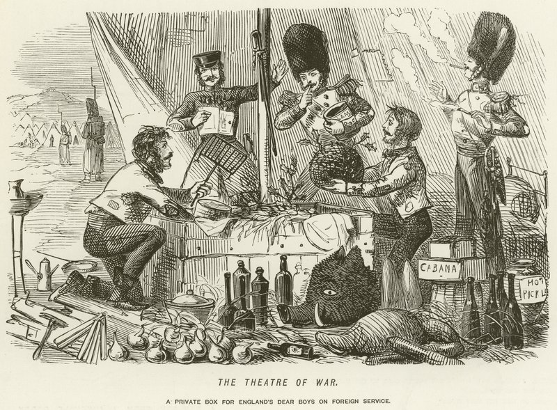 The Theatre of War  by John Leech